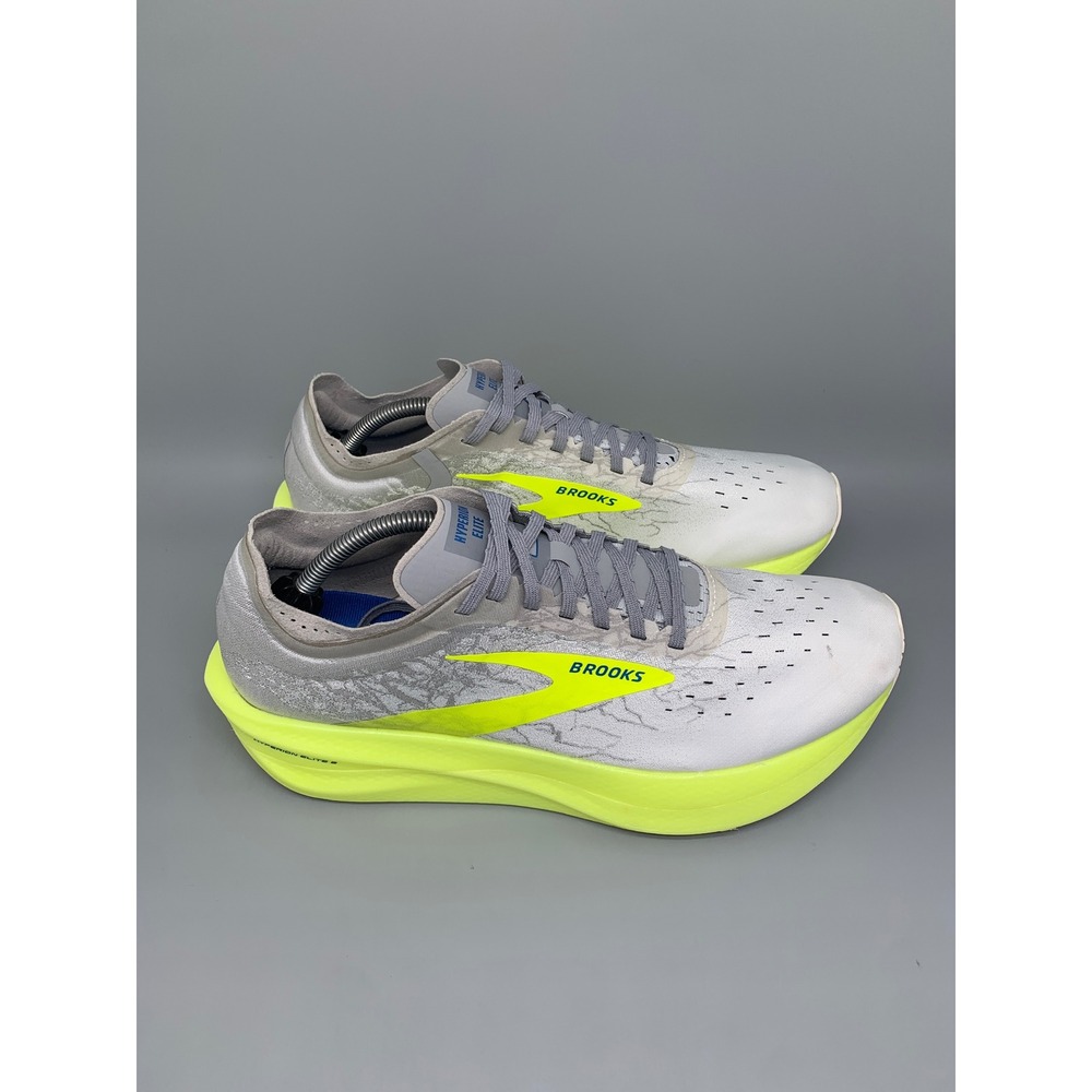 Brooks Hyperion Elite 2 White Lime Running Shoes 1000371D111‎ Men's Sz 12